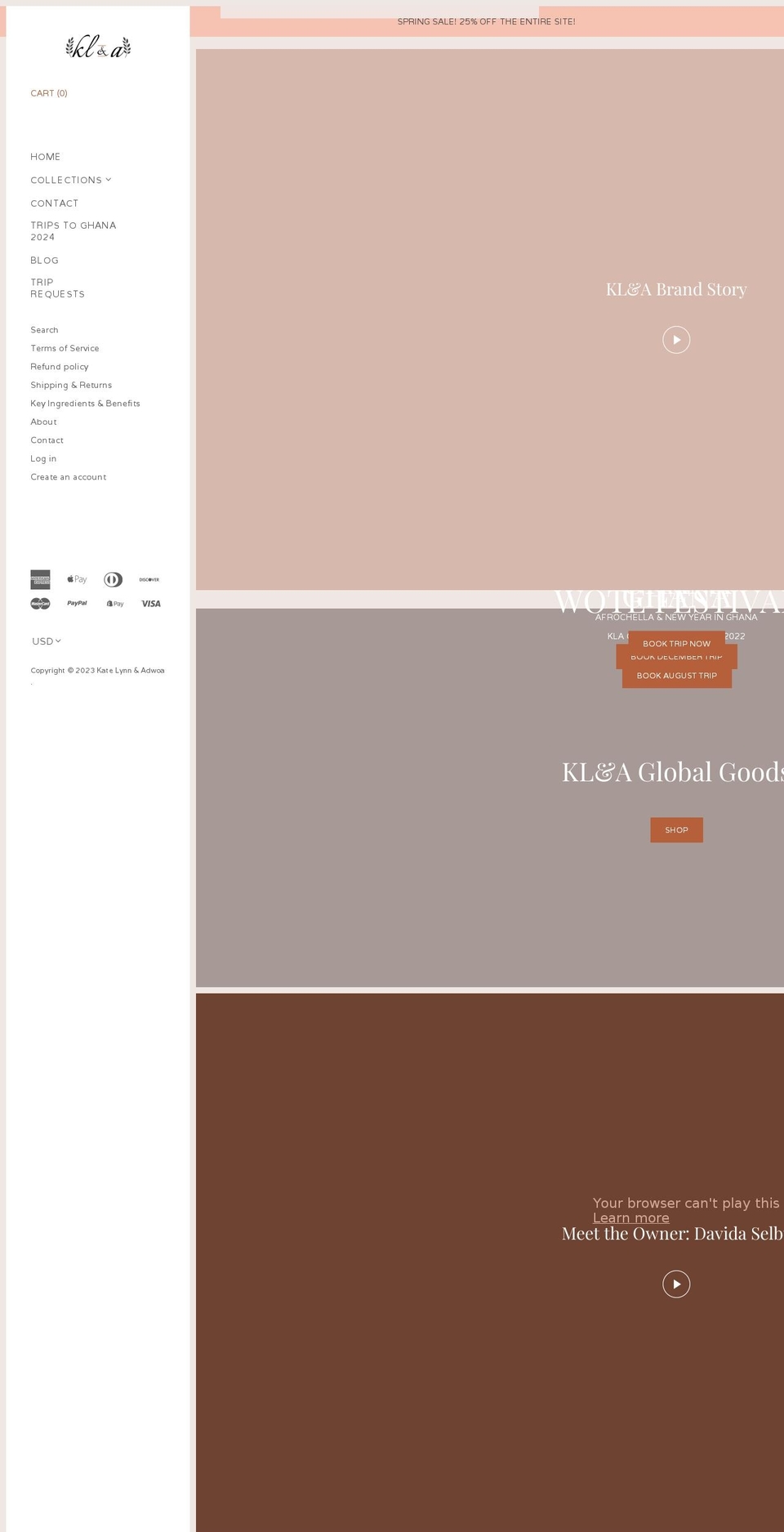 katelynnandadwoa.com shopify website screenshot