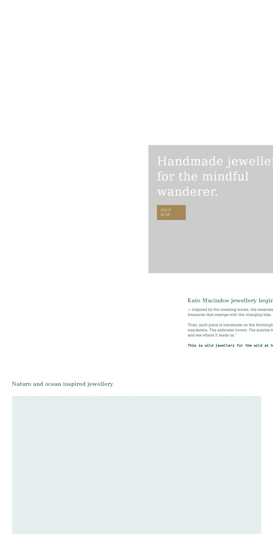 katemacindoe.com shopify website screenshot