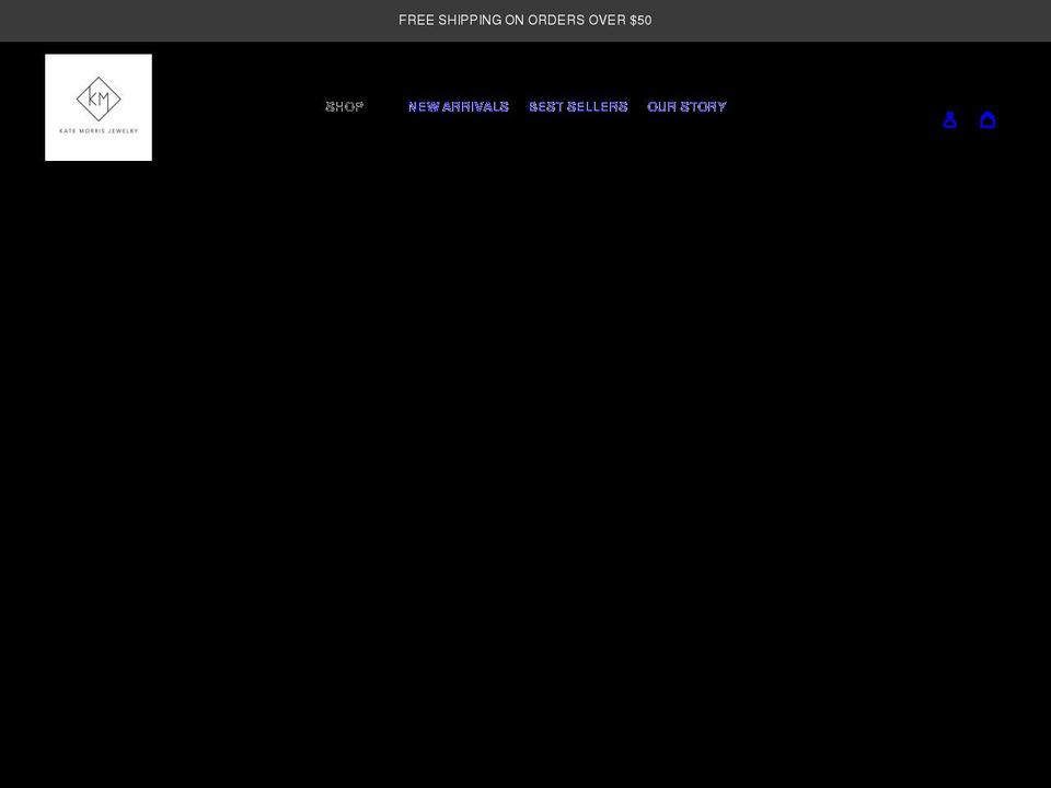 katemorrisjewelry.com shopify website screenshot