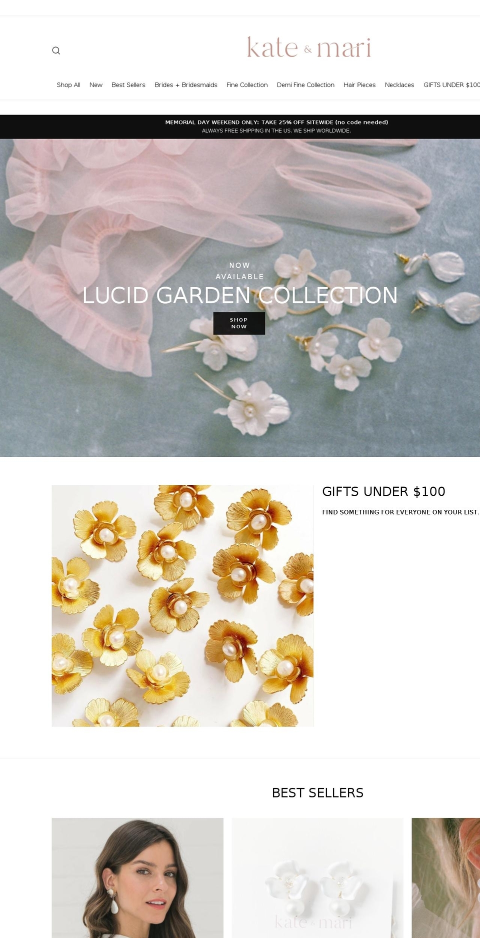 feminine-shopify-theme-tranquil Shopify theme site example katenandmari.com