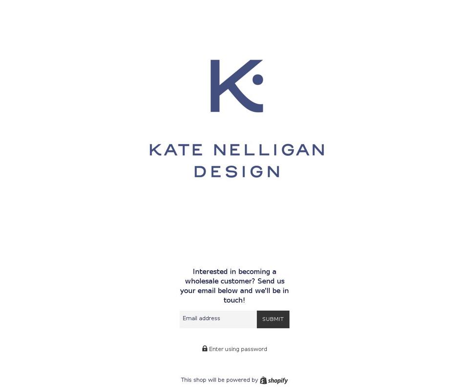 katenelliganwholesale.com — Shopify storefront screenshot
