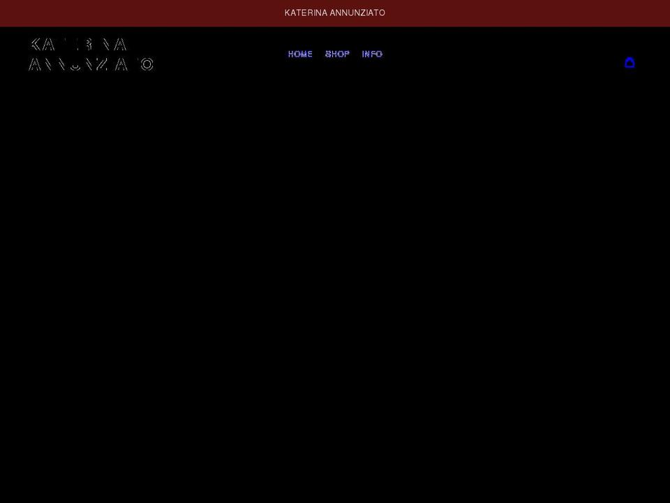 katerinaannunziato.com shopify website screenshot