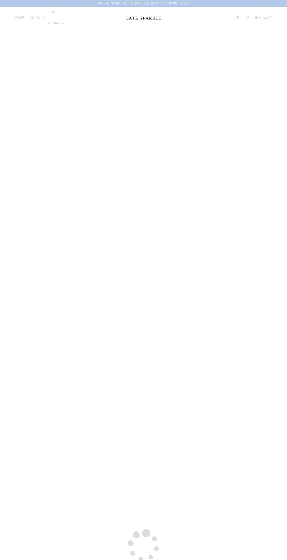 katesparkle.com — Shopify storefront screenshot