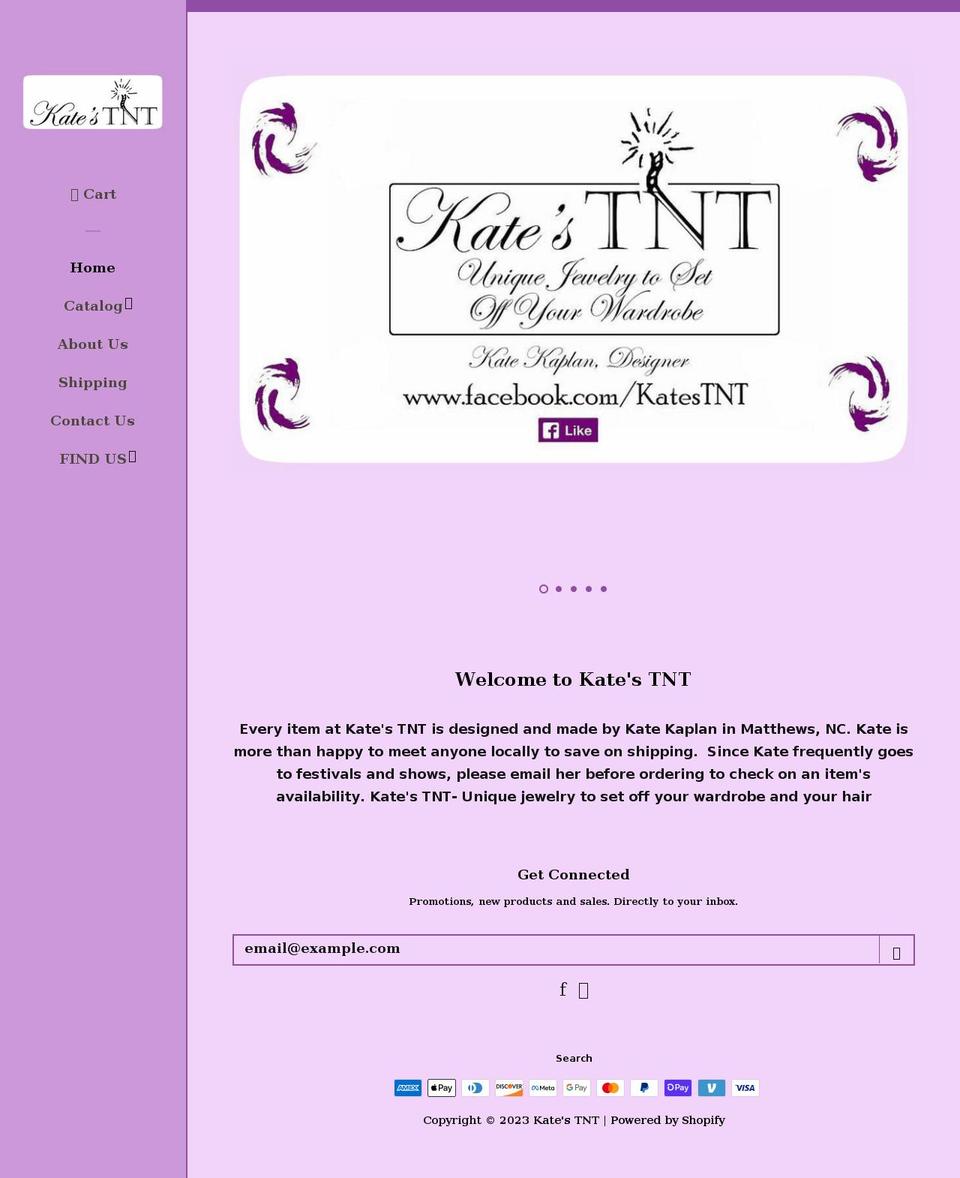 katestnt.com shopify website screenshot