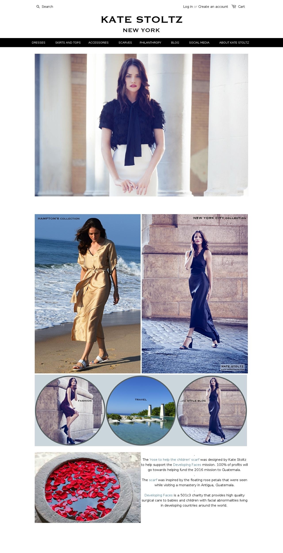 katestoltz.com shopify website screenshot