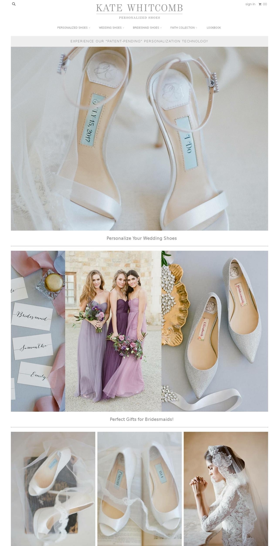 katewhitcomb.com shopify website screenshot