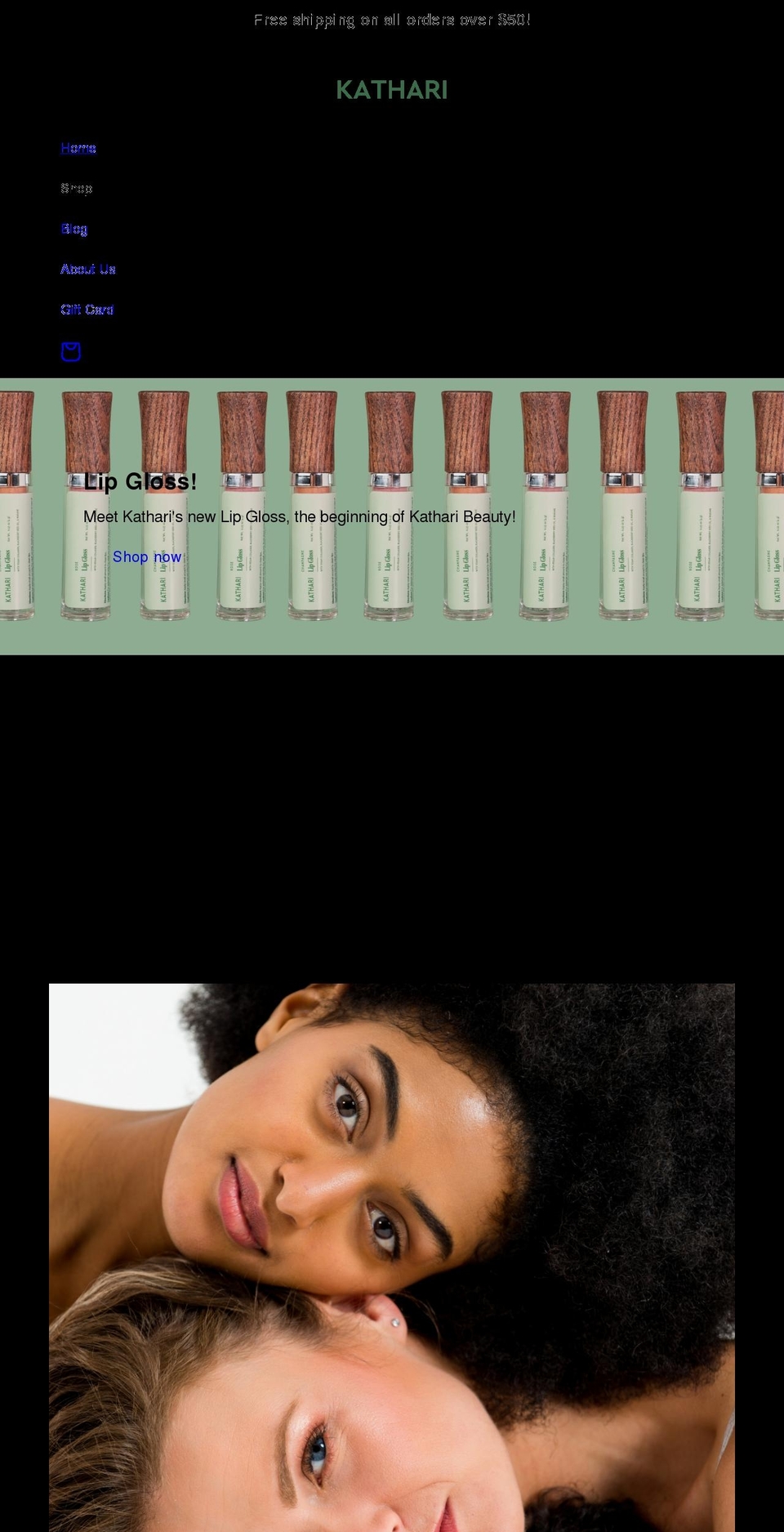 kathari-shop.com shopify website screenshot