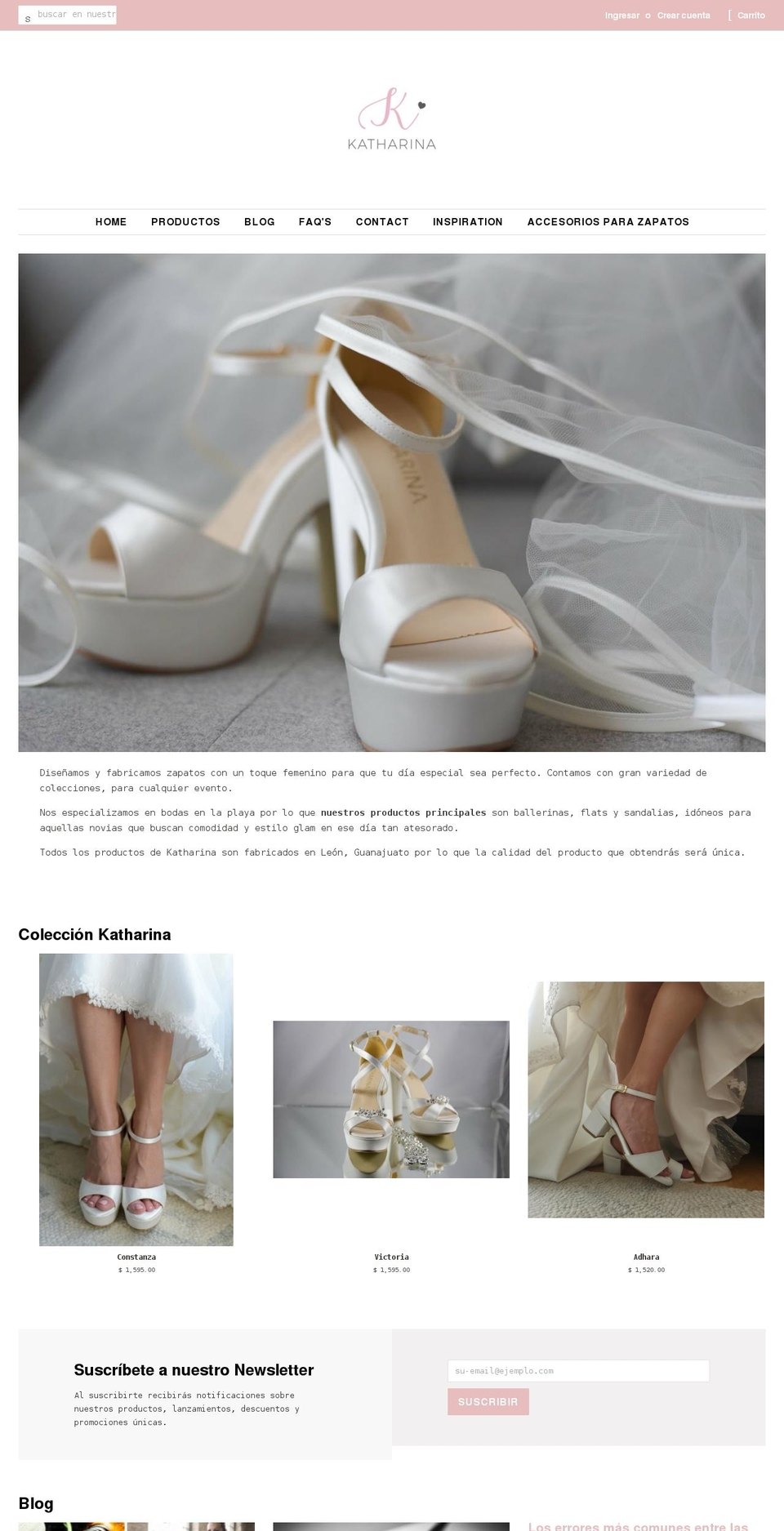 katharina-shoes.com — Shopify storefront screenshot