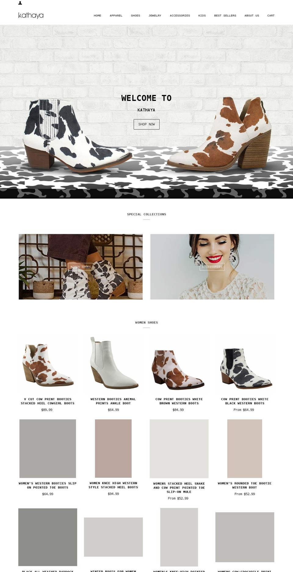 kathaya.com shopify website screenshot