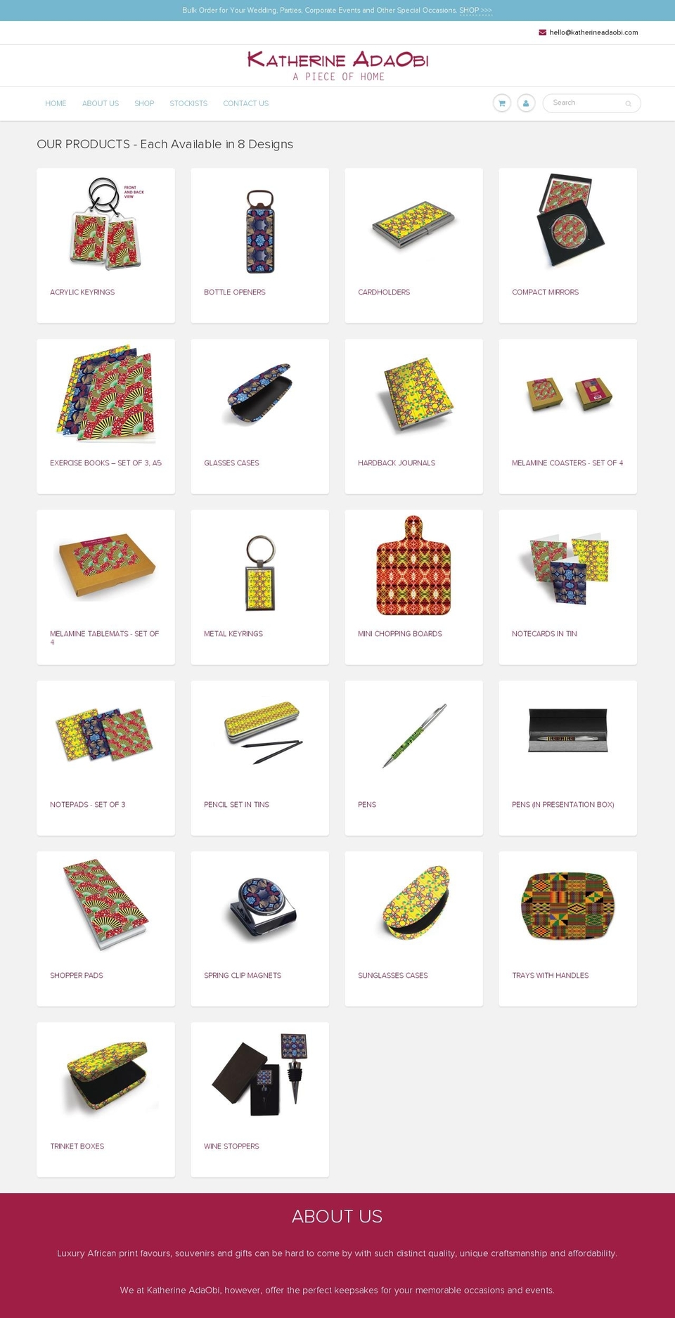 katherineadaobi.com shopify website screenshot