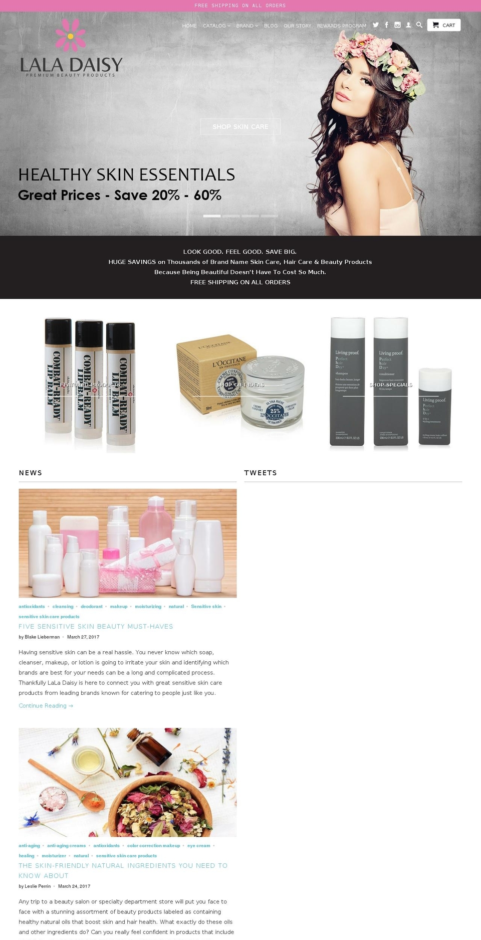 katherinebeauty.com shopify website screenshot