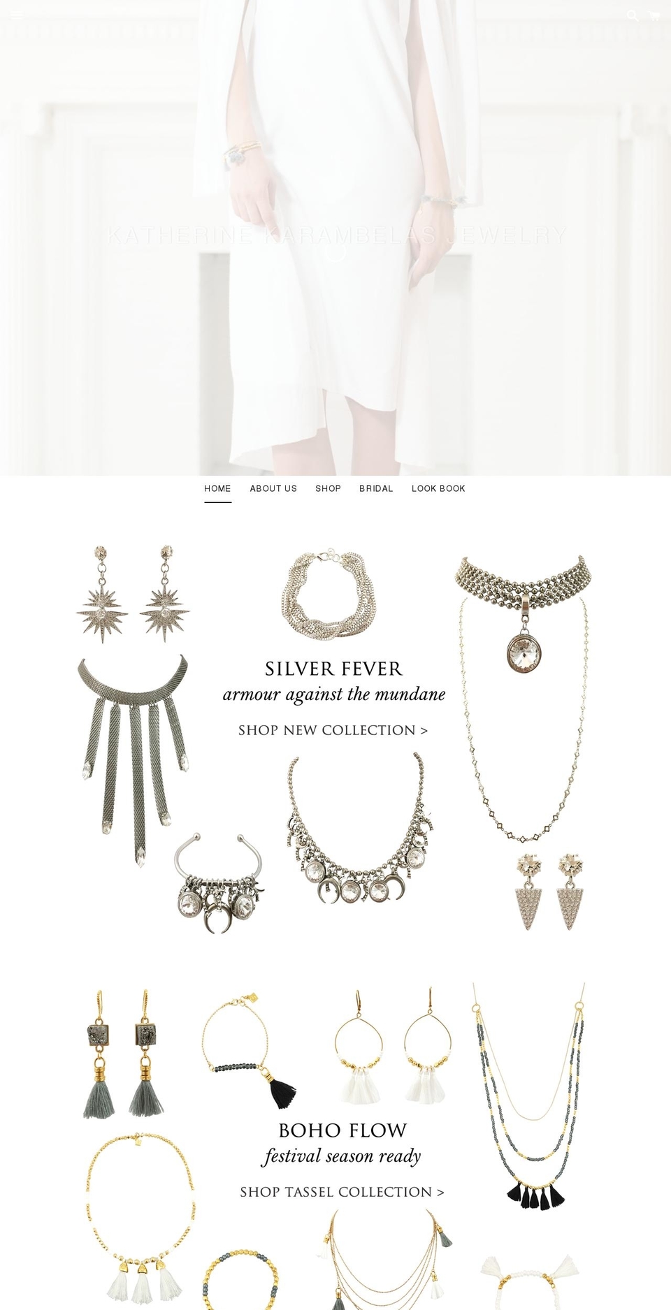 katherinekarambelas.com shopify website screenshot