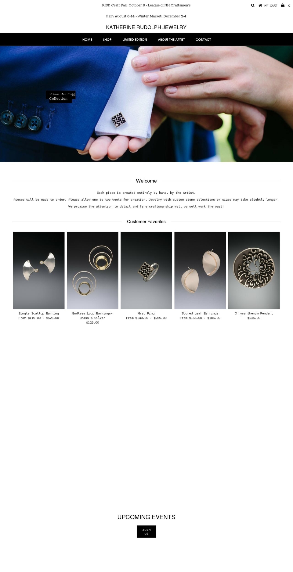 katherinerudolph.com shopify website screenshot