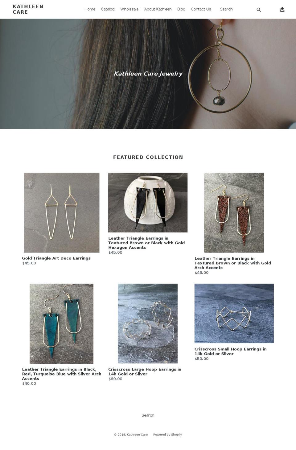 kathleencare.com — Shopify storefront screenshot