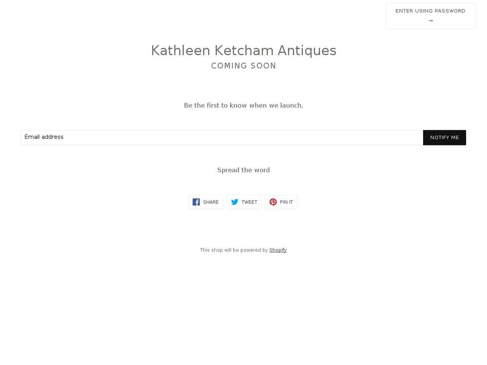 kathleenketcham.com shopify website screenshot