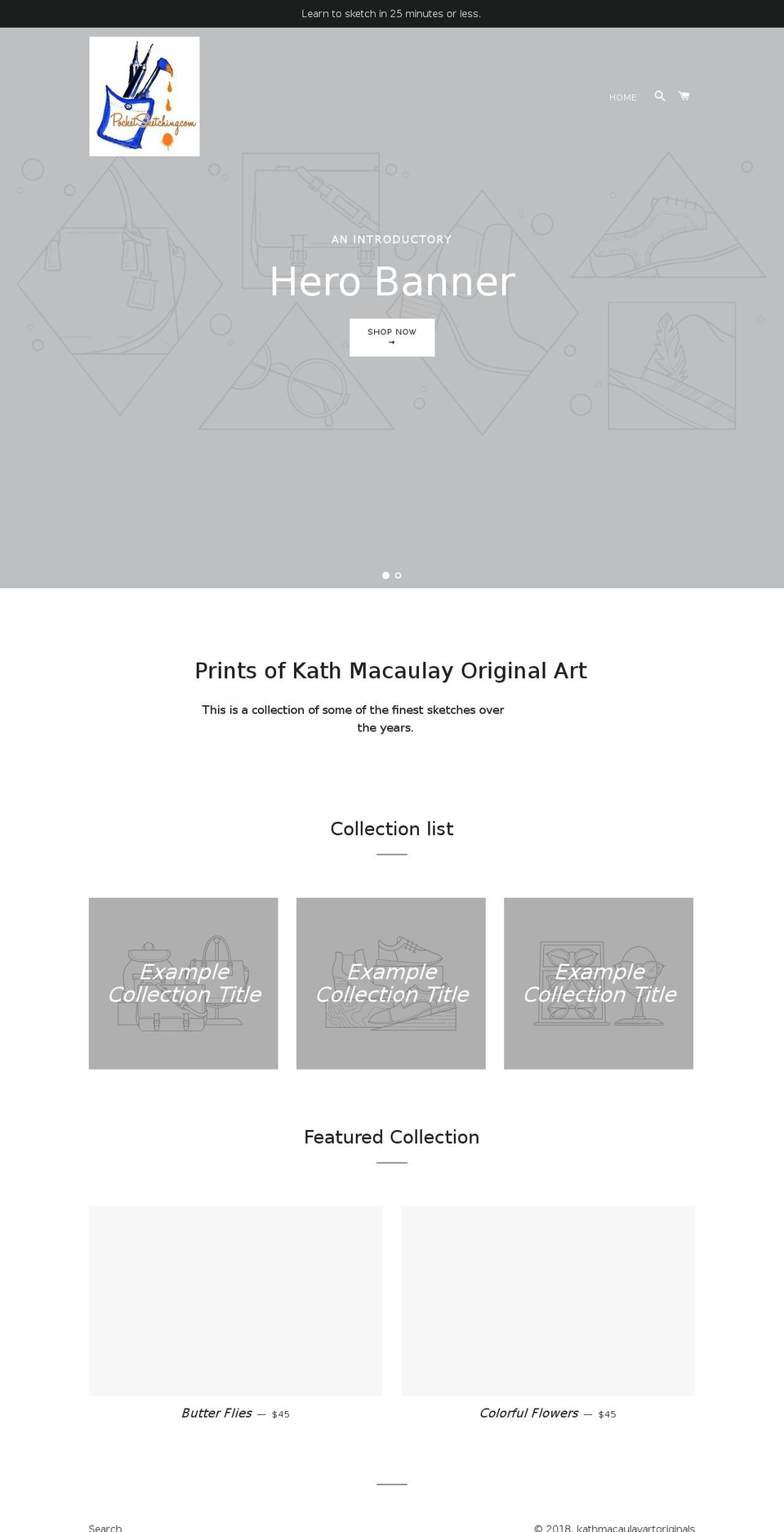 kathmacaulayartoriginals.com — Shopify storefront screenshot