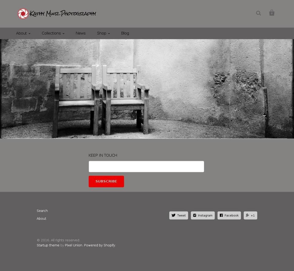 kathymuirphotography.com shopify website screenshot