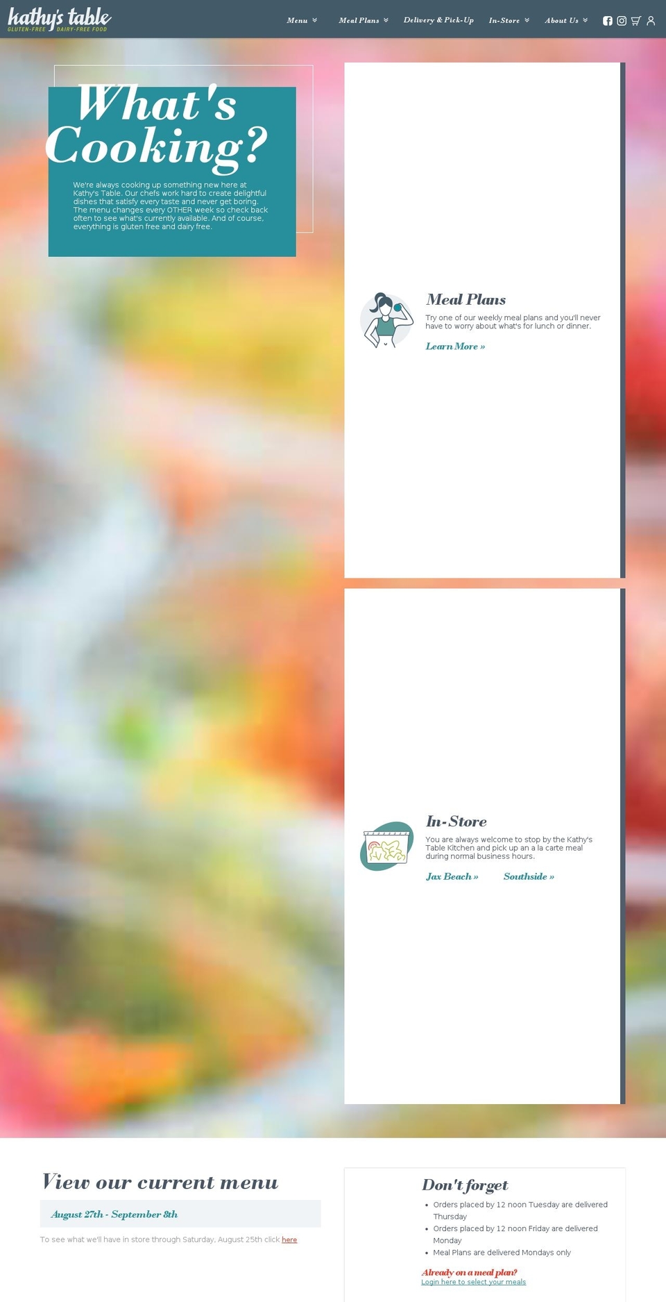 kathystablejax.com — Shopify storefront screenshot
