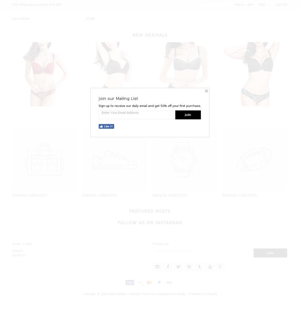 katiam.com — Shopify storefront screenshot