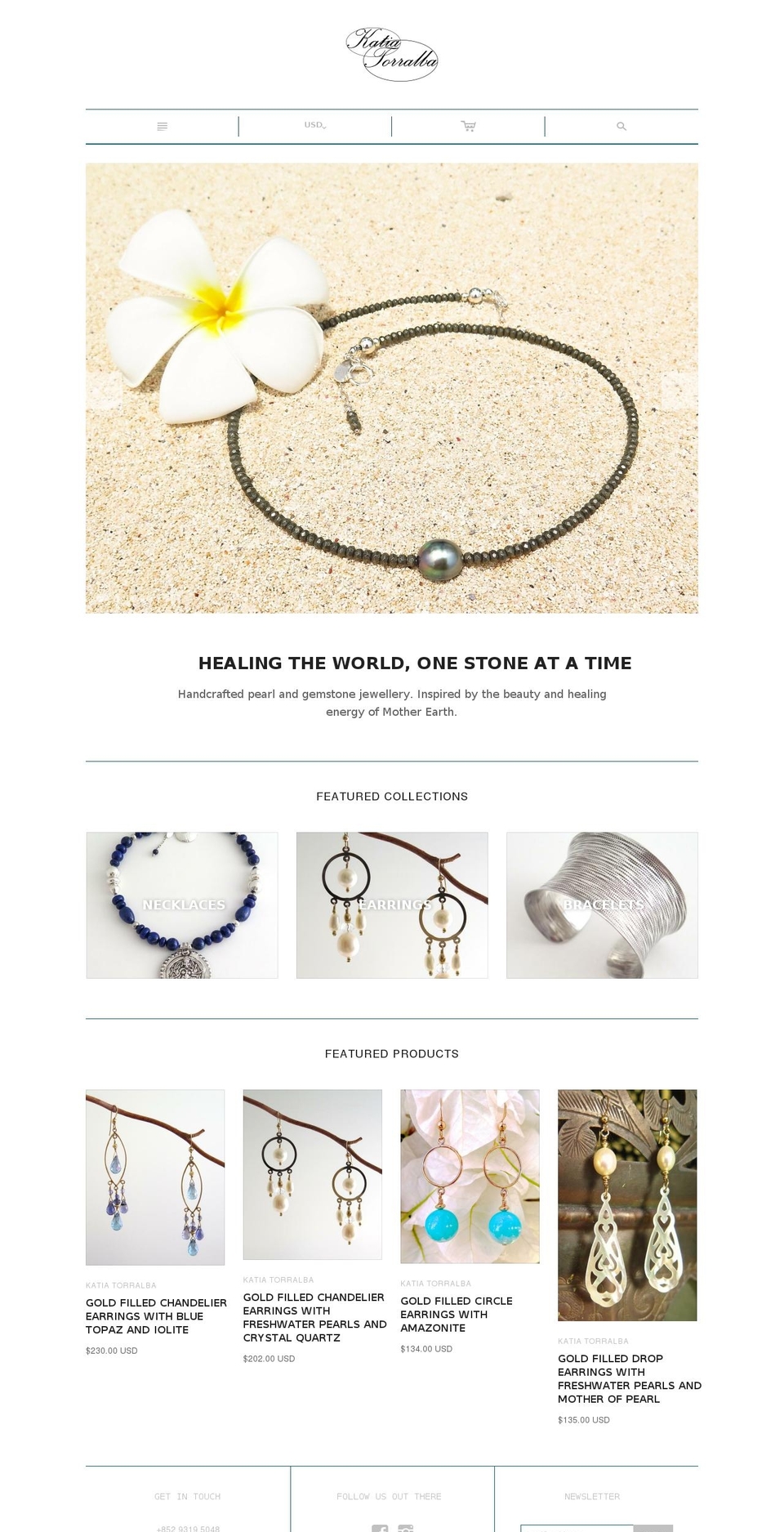 katiatorralba.com — Shopify storefront screenshot