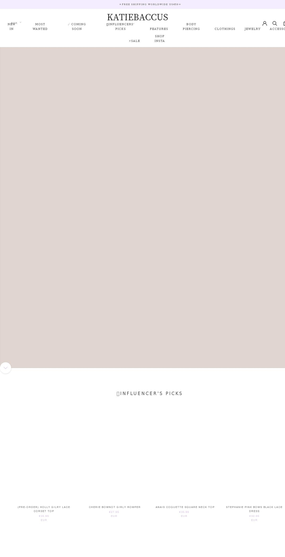 SAV  with custom DELETE priceedit Shopify theme site example katiebaccus.com