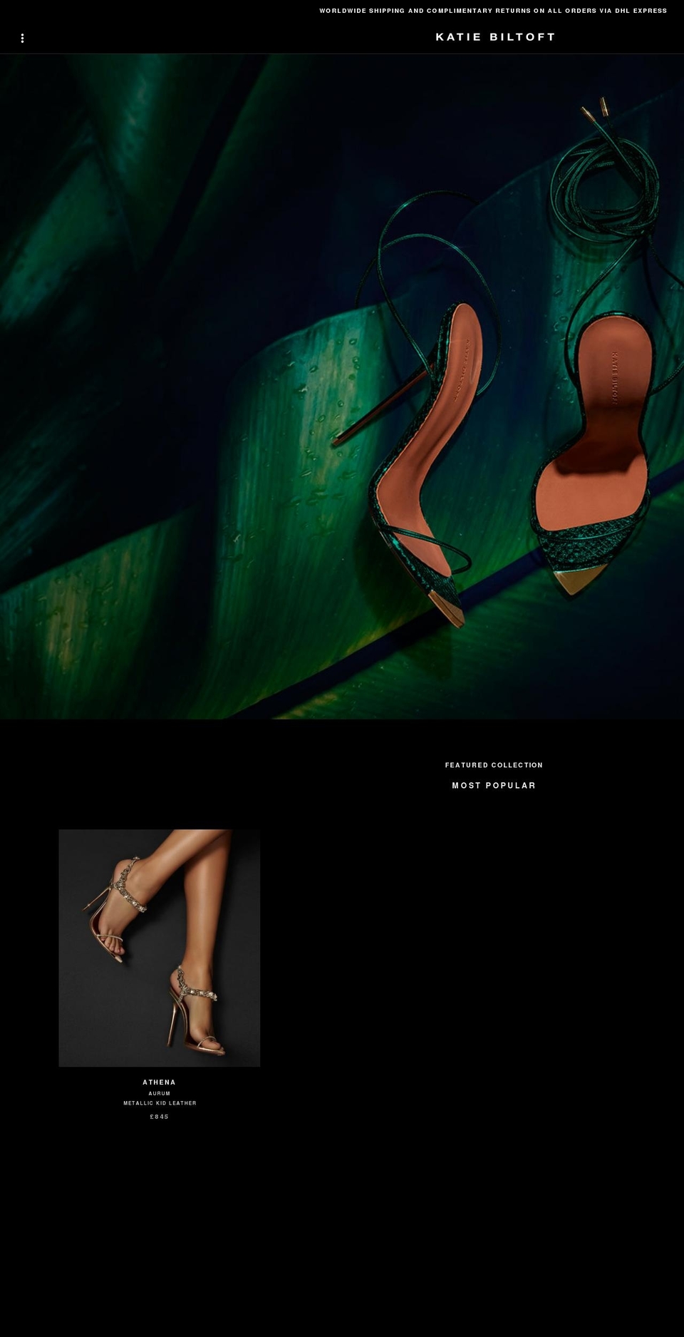 katiebiltoft.com shopify website screenshot