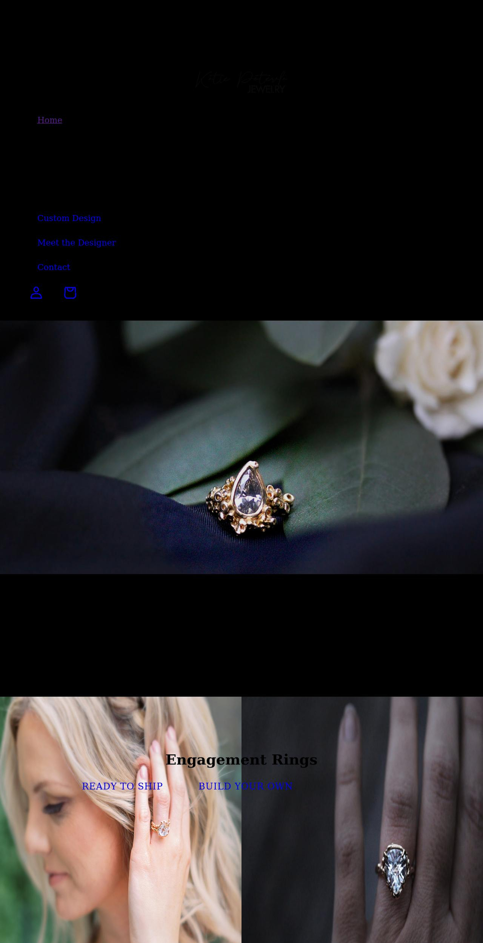 katiepoterala.com shopify website screenshot