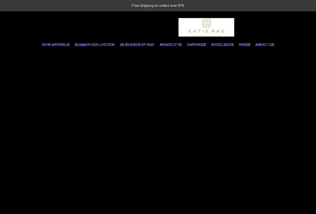 katieraecollection.com shopify website screenshot