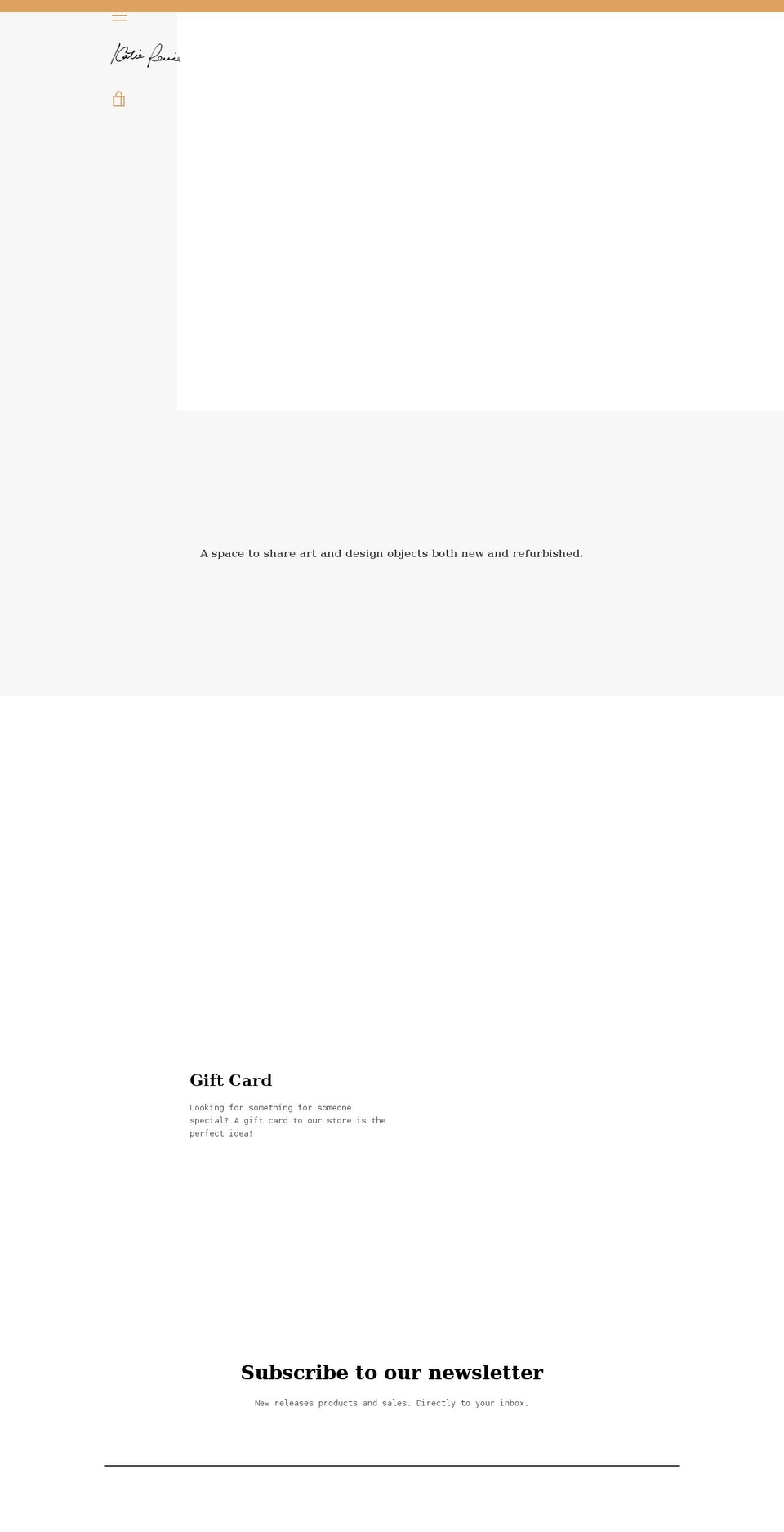 katierevie.com shopify website screenshot