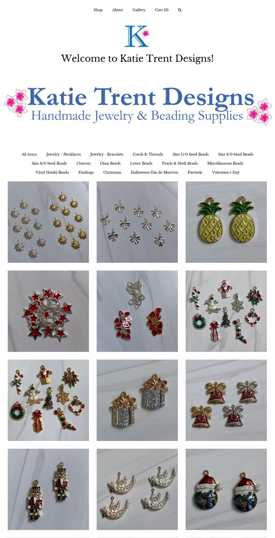 katietrentdesigns.com — Shopify storefront screenshot