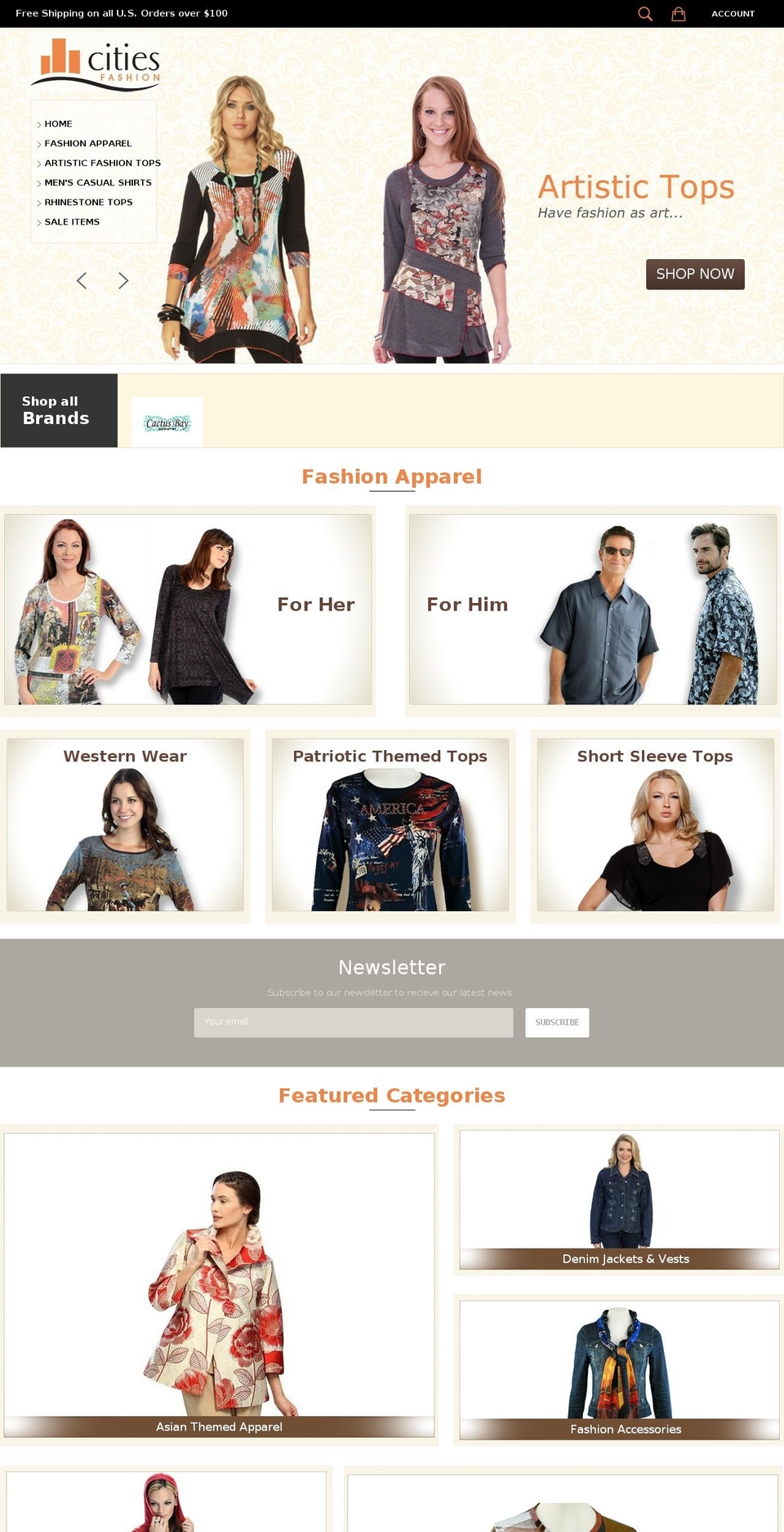 Cities Fashions Shopify theme site example katina-marie.com