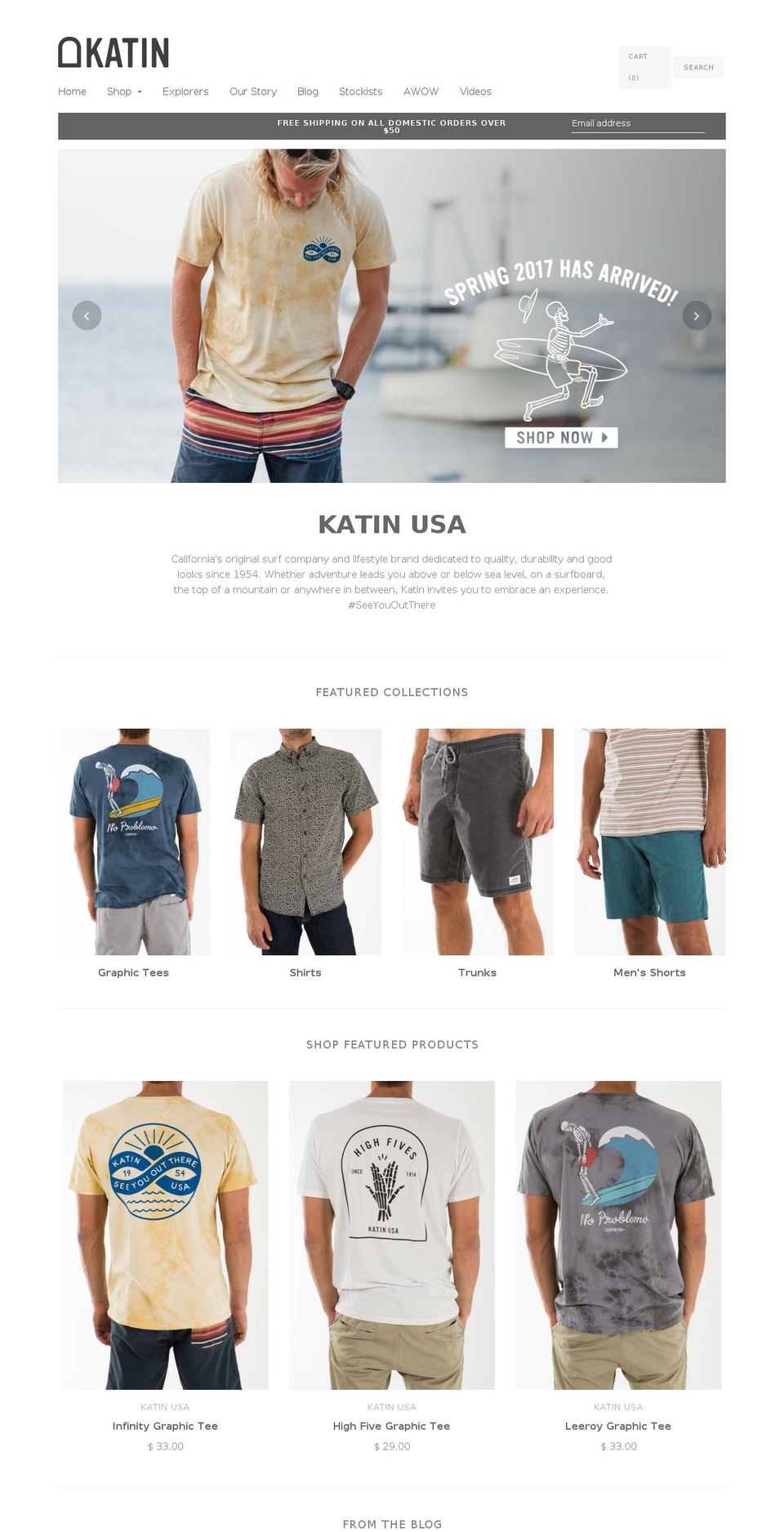 katinusa.com shopify website screenshot