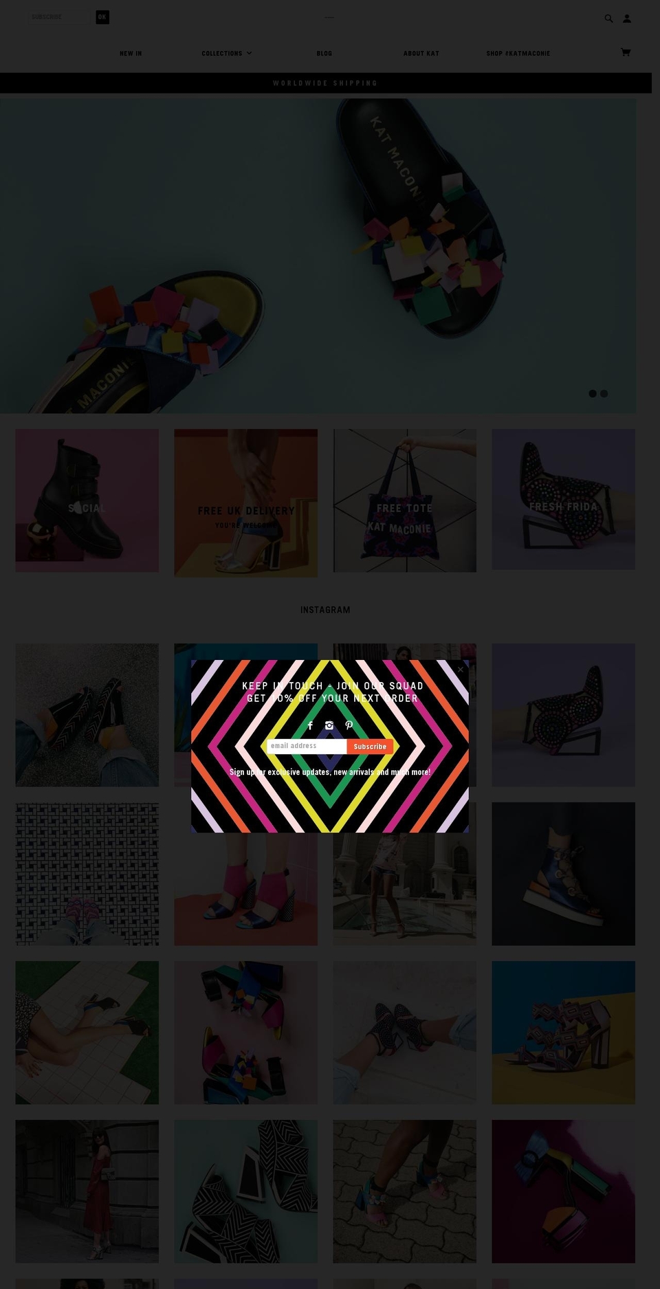 katmaconie.com shopify website screenshot