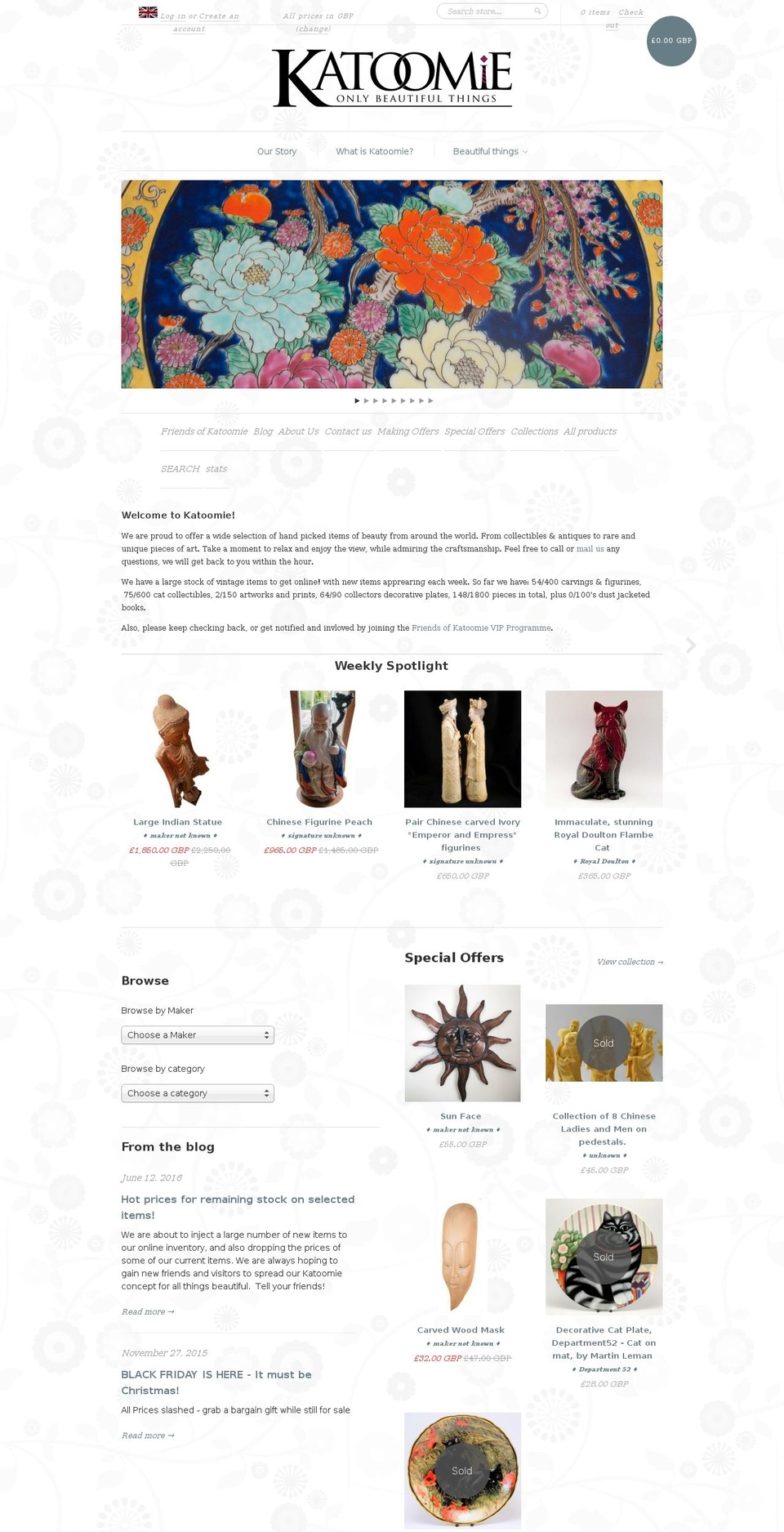 katoomie.com shopify website screenshot