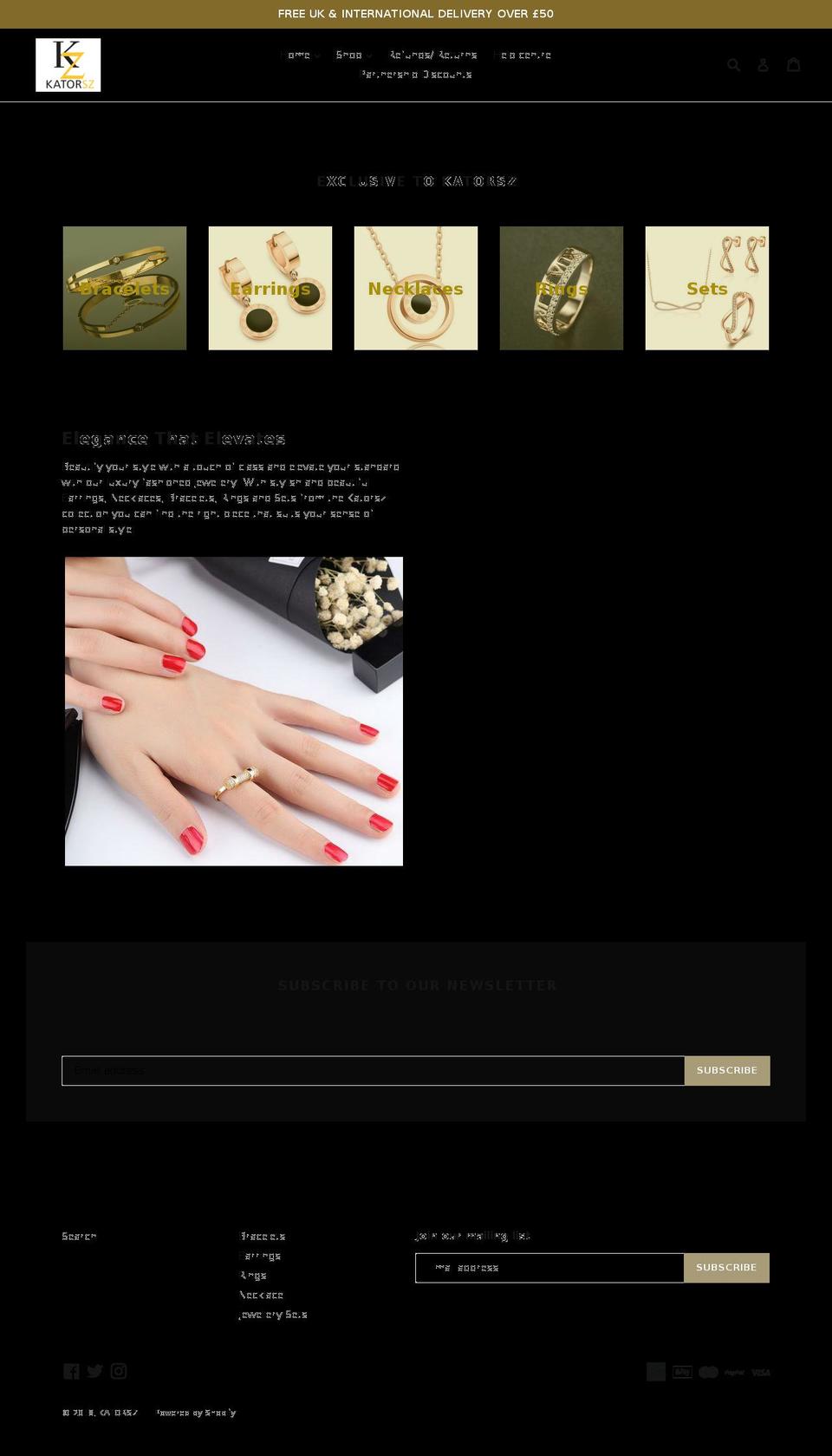 katorszco.com — Shopify storefront screenshot