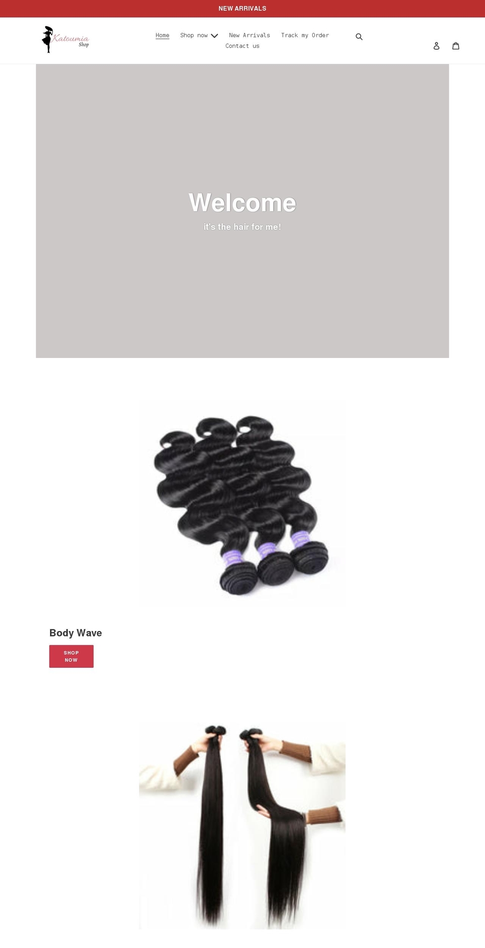 katoumiashop.com shopify website screenshot