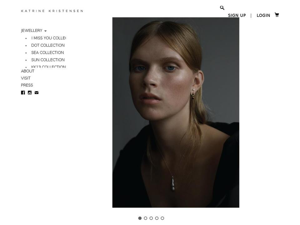 katrinekristensen.com shopify website screenshot