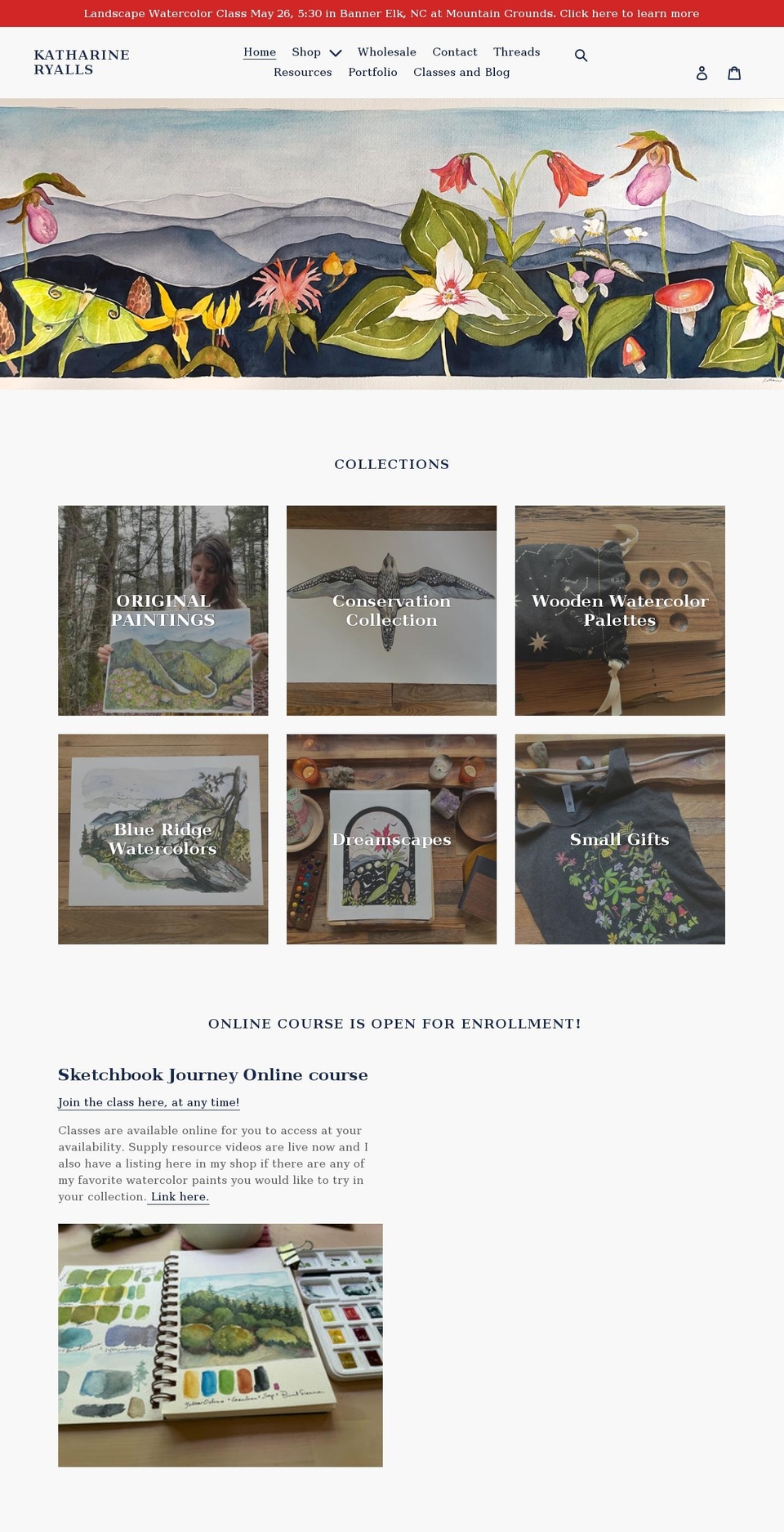 katryalls.com shopify website screenshot