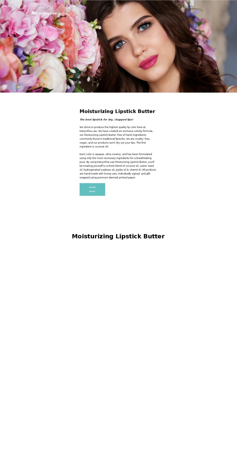 katrynthialaw.com — Shopify storefront screenshot