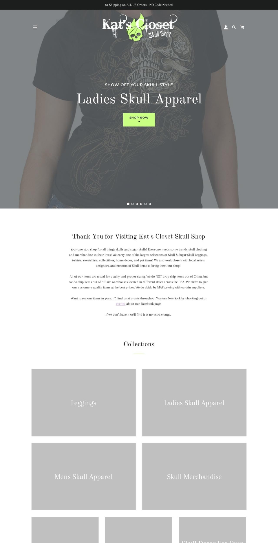 katsclosetapparelandbeauty.com shopify website screenshot