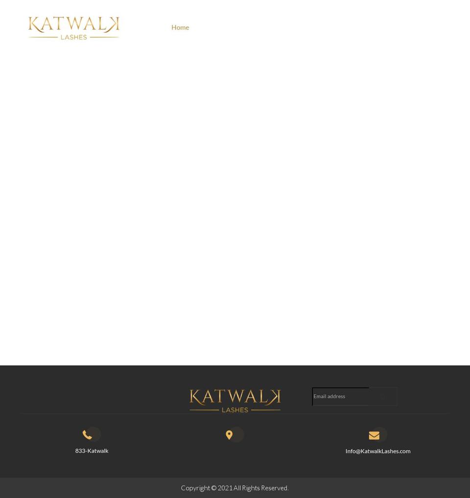katwalklashes.com shopify website screenshot