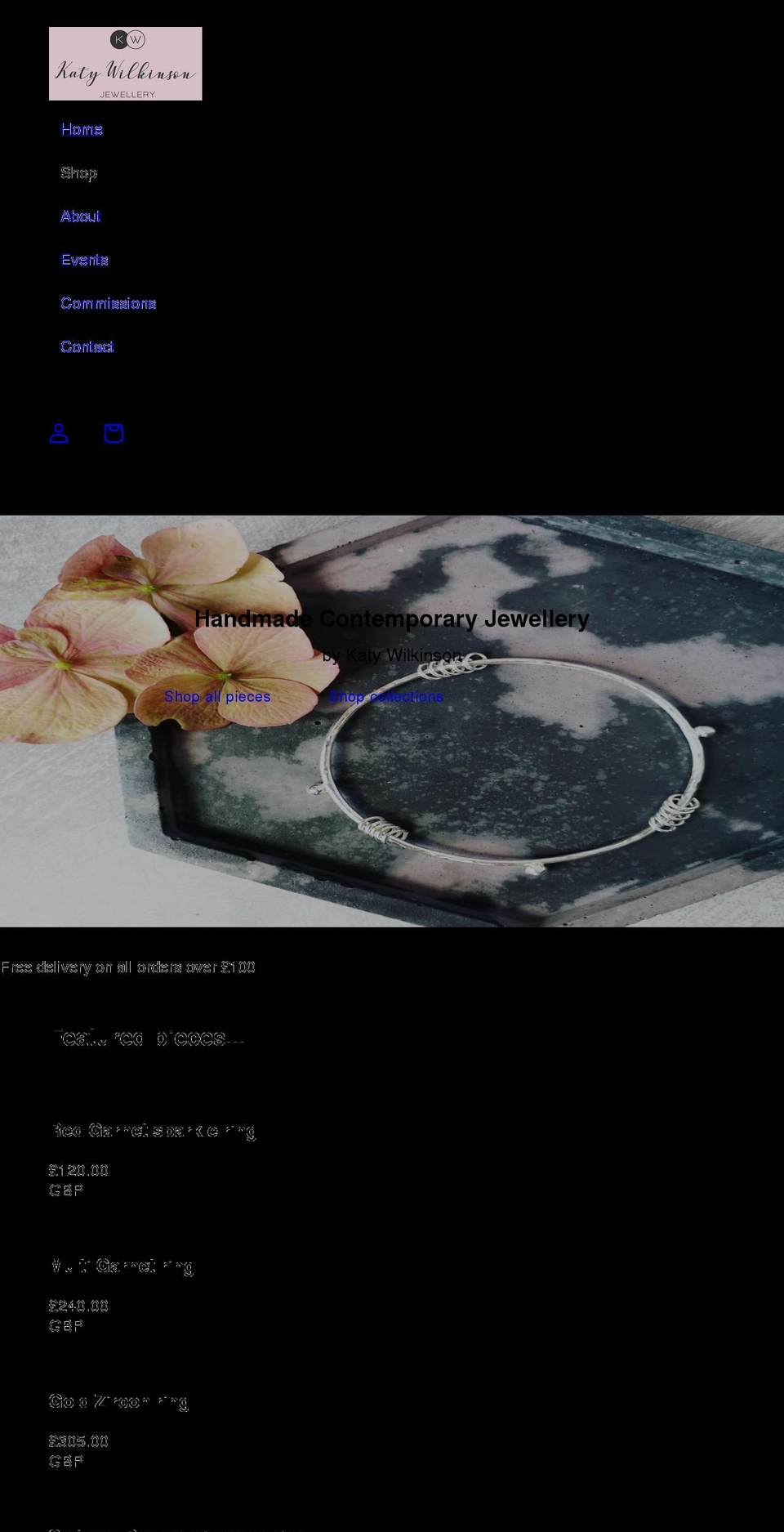 katywilkinson.co.uk shopify website screenshot