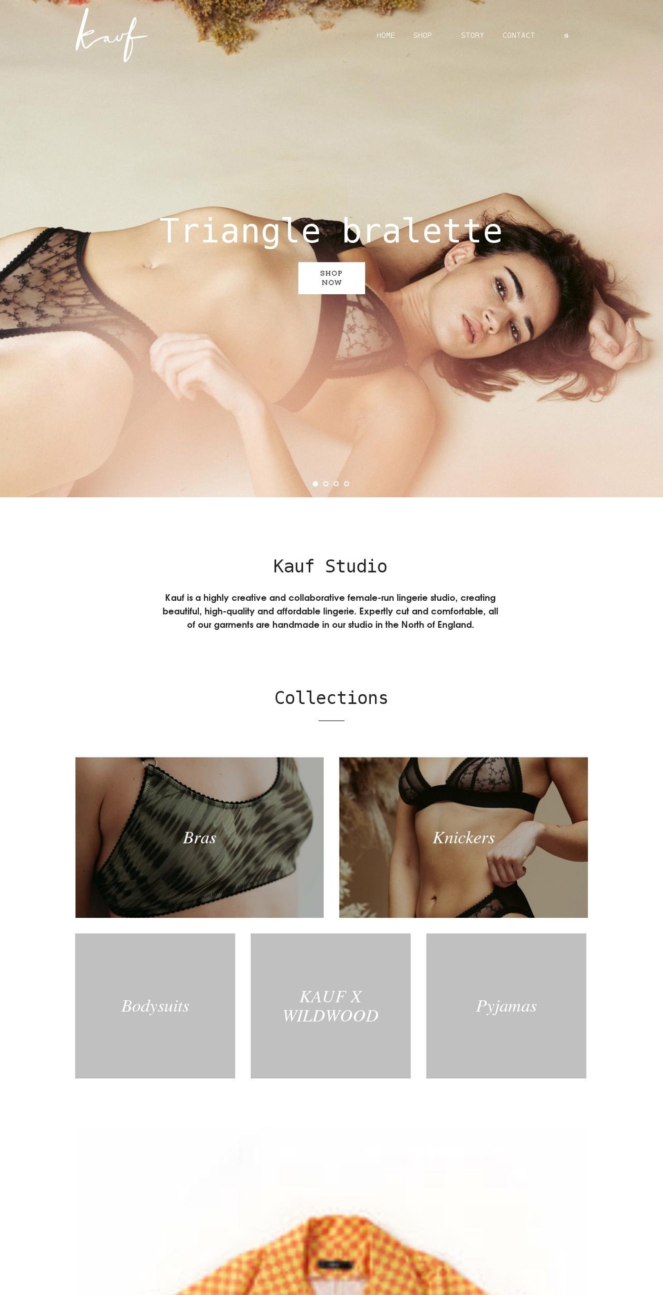 kaufstudio.co shopify website screenshot