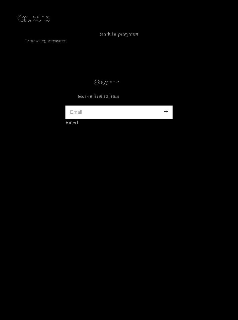 kauztic.com shopify website screenshot