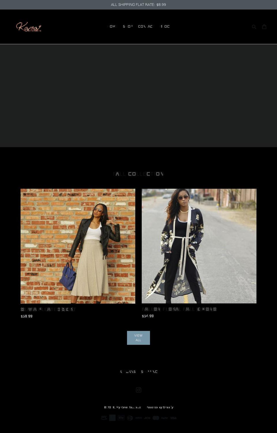 kavaboutique.com — Shopify storefront screenshot