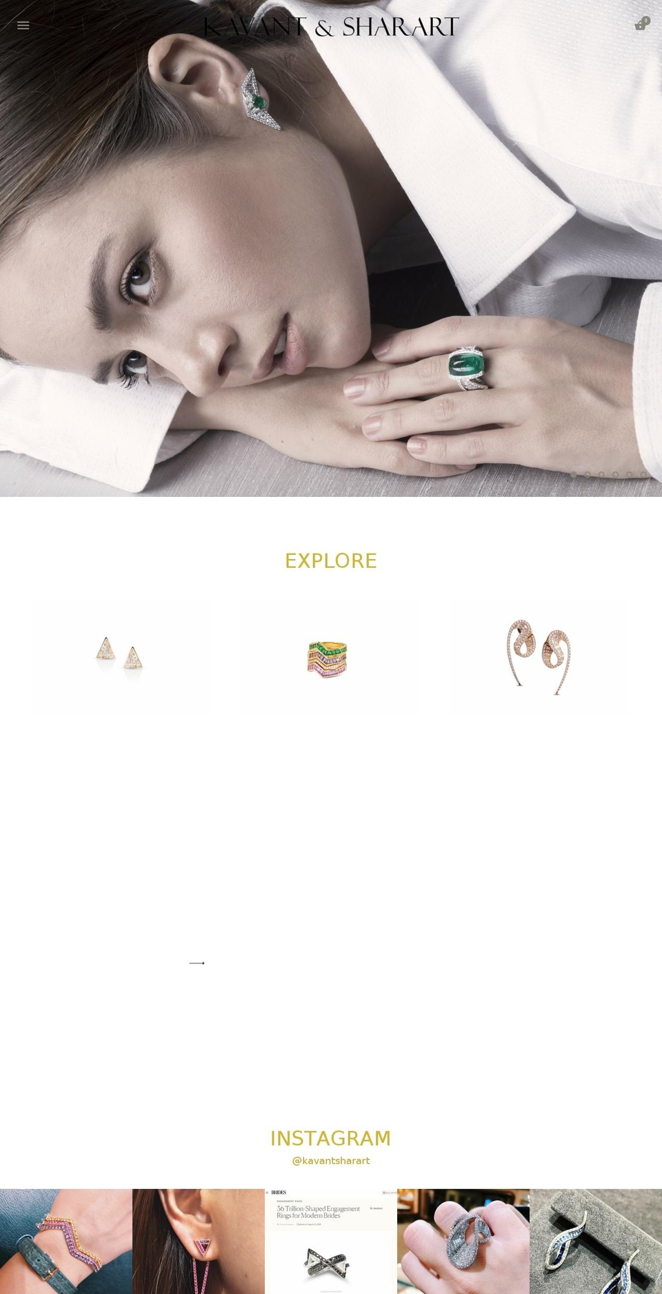 kavantandsharart.com shopify website screenshot
