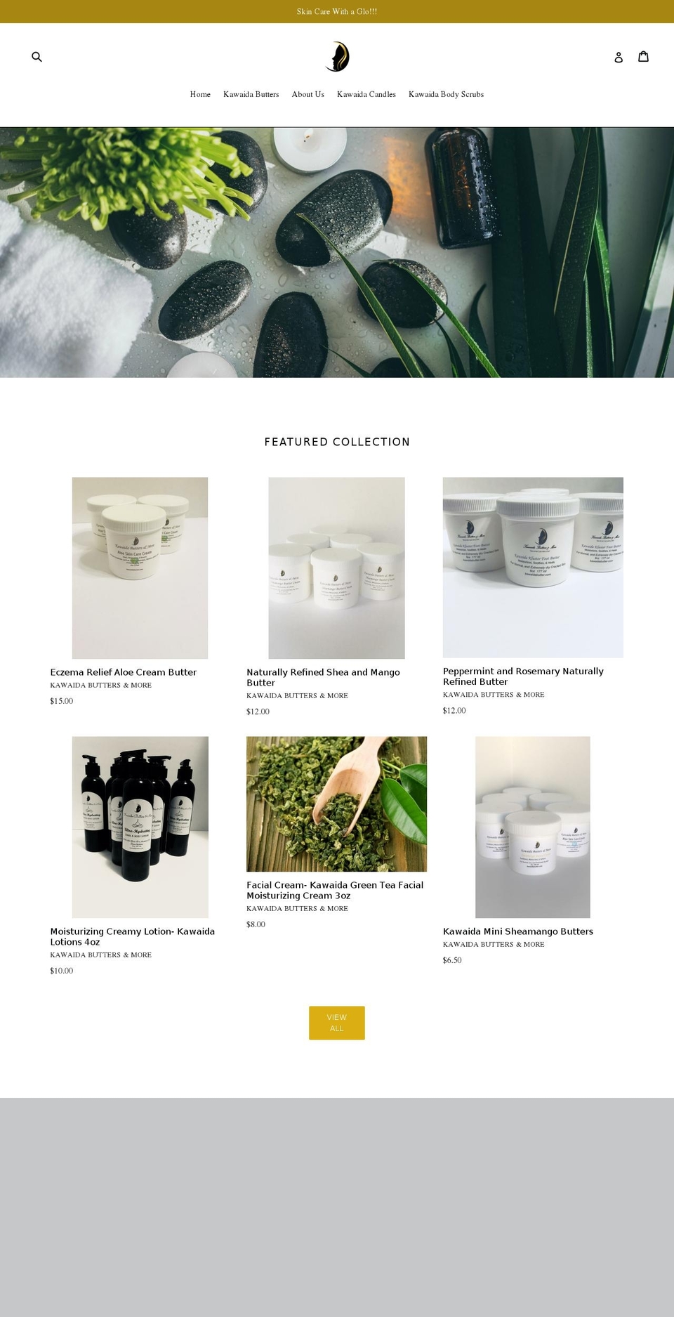 kawaidabutter.com — Shopify storefront screenshot