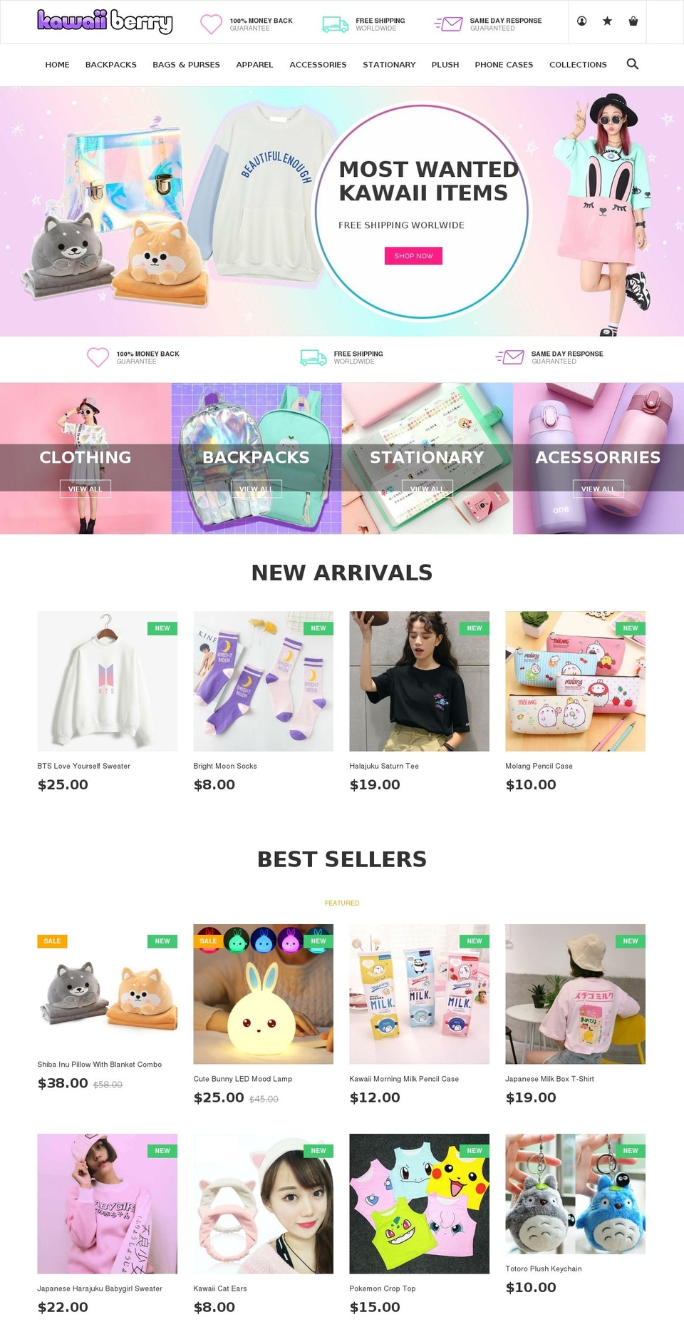 new-index-12 Shopify theme site example kawaiiberryshop.com