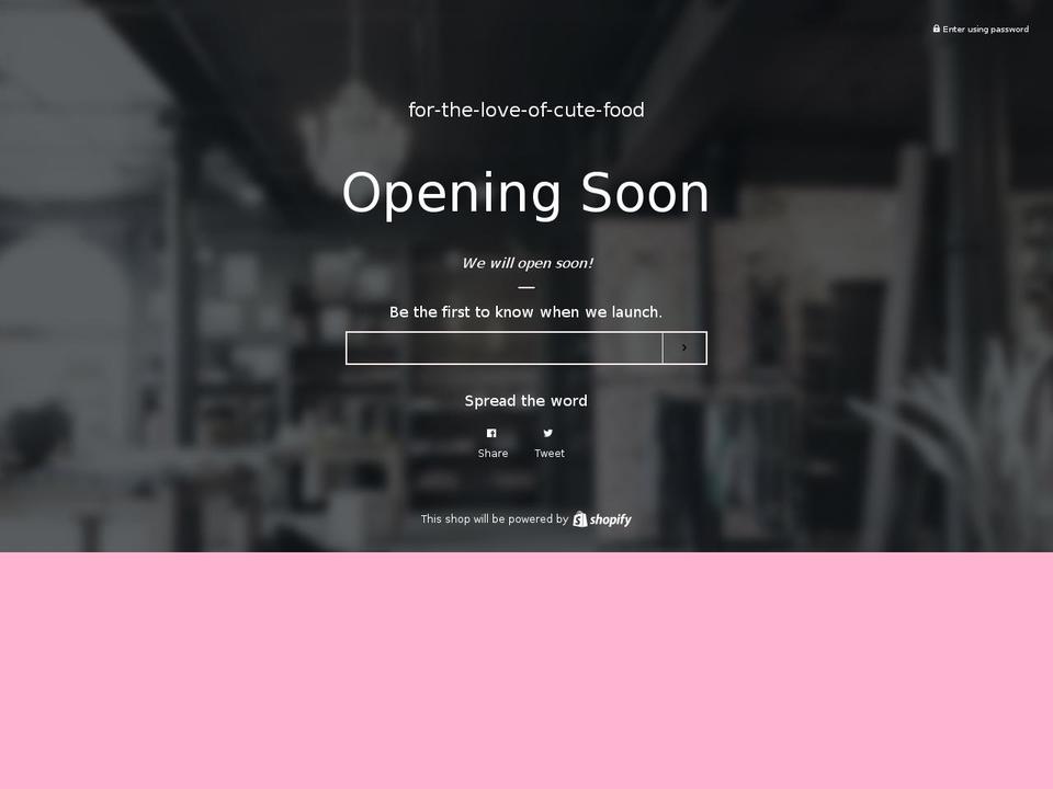 kawaiieats.com shopify website screenshot