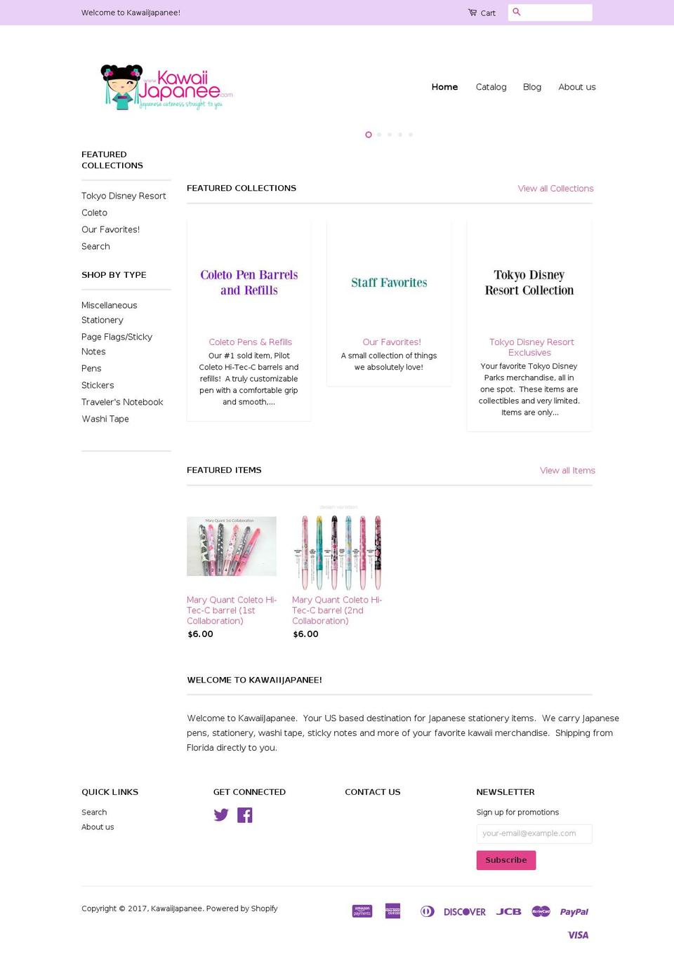 kawaiijapanee.com shopify website screenshot
